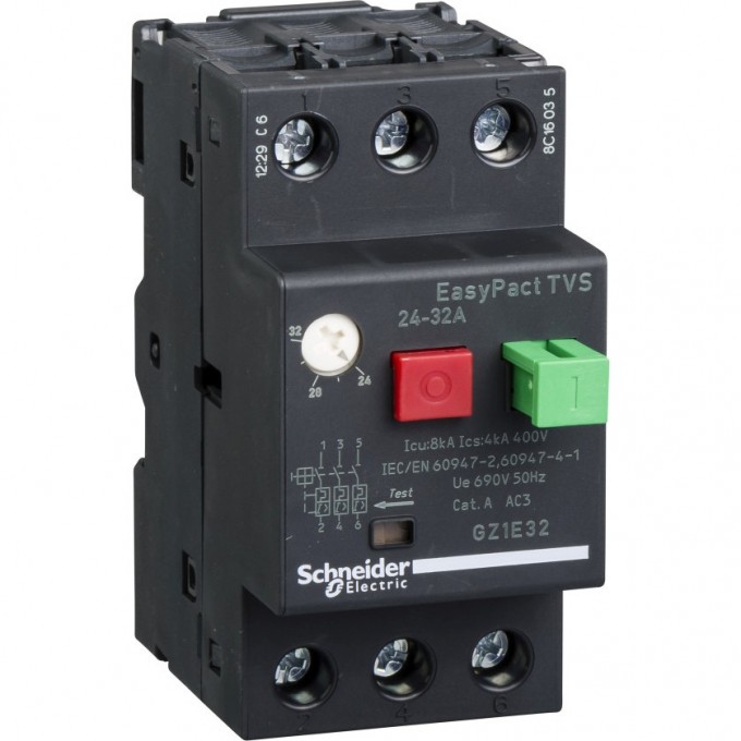 Автоматический выключатель SCHNEIDER ELECTRIC EASYPACT 24-32A GZ1E32