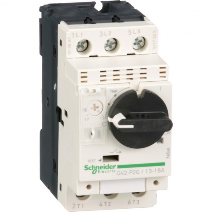 Автоматический выключатель SCHNEIDER ELECTRIC TESYS с комбинированным расцепителем 13-18А GV2P20