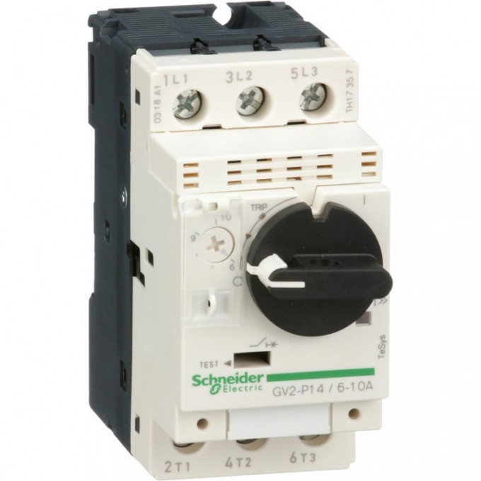 Автоматический выключатель SCHNEIDER ELECTRIC TESYS с комбинированным расцепителем 6-10А GV2P14