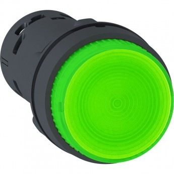 Кнопка 22мм SCHNEIDER ELECTRIC HARMONY XB7 230В зеленая с подсветкой XB7NJ03M1