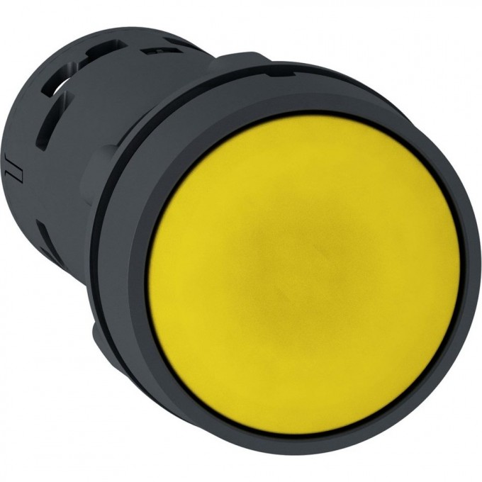 Кнопка 22мм SCHNEIDER ELECTRIC HARMONY XB7 желтая с возвратом 1НО XB7NA81