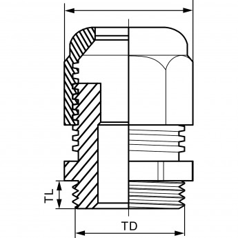 Ввод кабельный SCHNEIDER ELECTRIC THORSMAN GLANDS IP68 ISO16 5шт