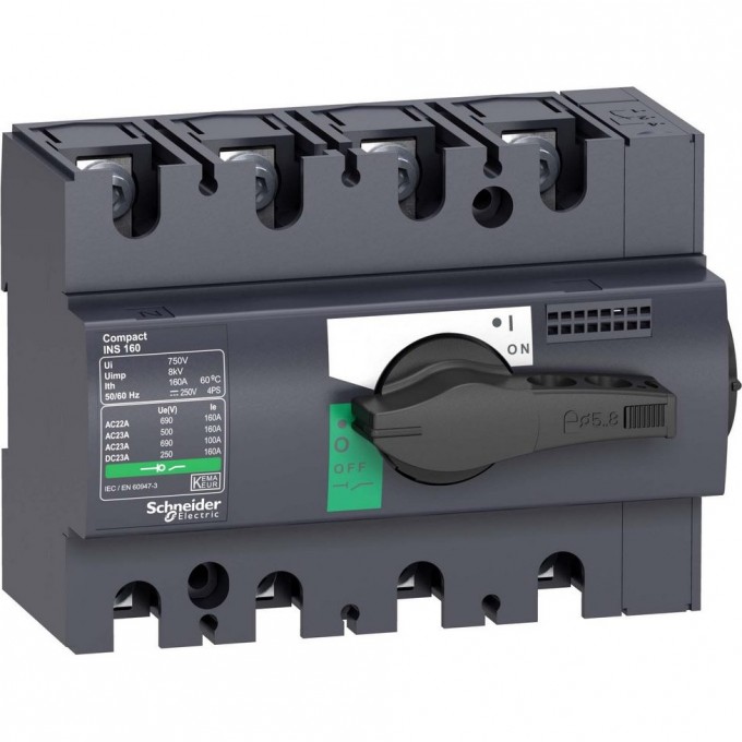 Выключатель-разъединитель SCHNEIDER ELECTRIC COMPACT INS160 4P 28913