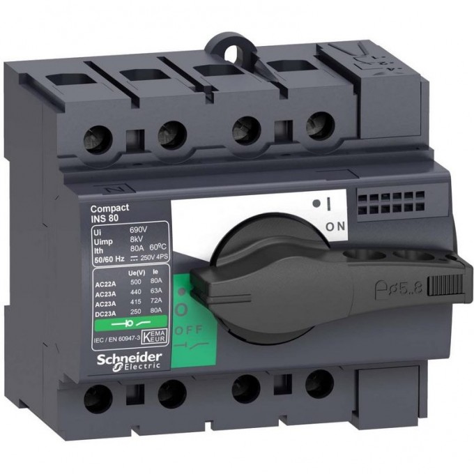 Выключатель-разъединитель SCHNEIDER ELECTRIC COMPACT INS40 4P 28901