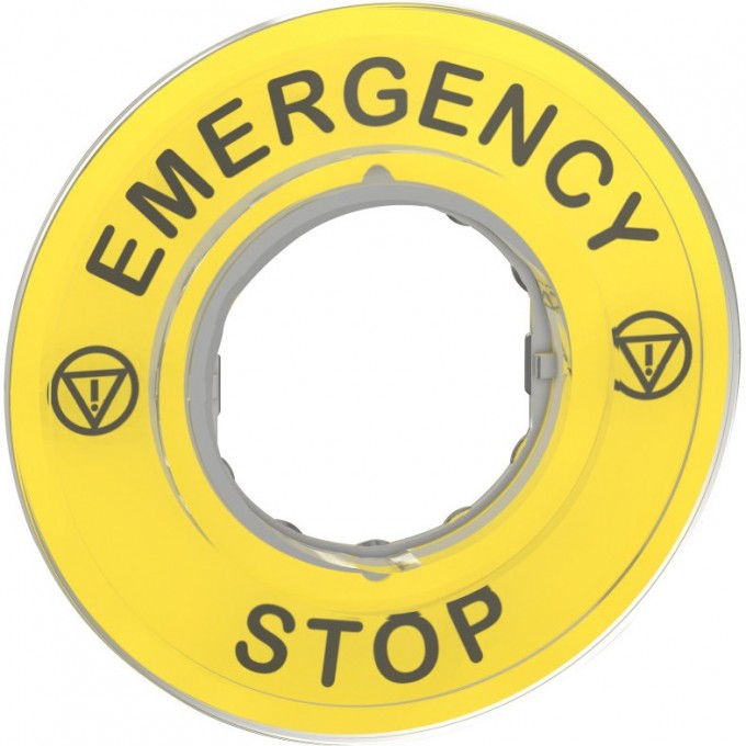 3D маркировка SCHNEIDER ELECTRIC HARMONY "EMERGENCY STOP" ZBY9320