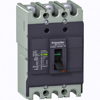 Автоматический выключатель 3П3Т SCHNEIDER ELECTRIC EASYPACT EZC100 10KA/400В 32 A