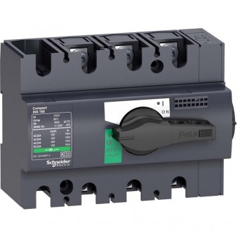 Выключатель разъединитель SCHNEIDER ELECTRIC COMPACT. INS160 3П