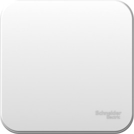 1-клавишный переключатель SCHNEIDER ELECTRIC BLANCA с изолирующей пластиной, 10А, 250B, БЕЛЫЙ