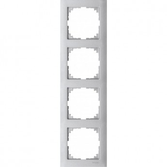4-постовая рамка SCHNEIDER ELECTRIC MERTEN M-PURE, АЛЮМИНИЙ, SM