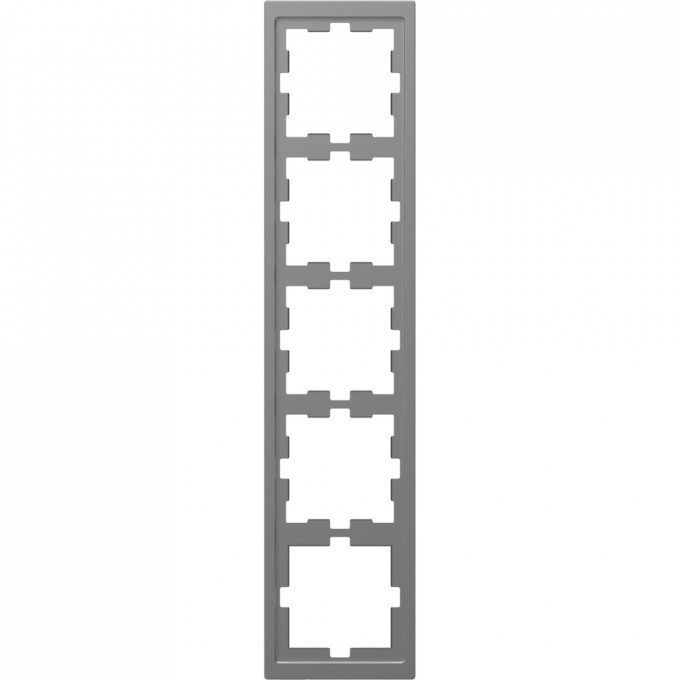 5-постовая рамка SCHNEIDER ELECTRIC MERTEN D-LIFE, нержавеющая сталь MTN4050-6536