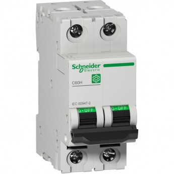 Автоматический выключатель SCHNEIDER ELECTRIC MULTI 9 C60H 2П 6A C