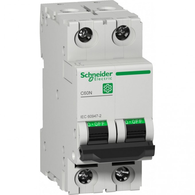 Автоматический выключатель SCHNEIDER ELECTRIC MULTI 9 C60N 2П 10A D M9F12210