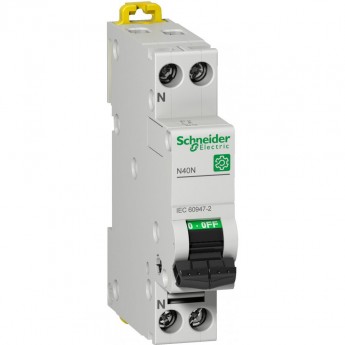 Автоматический выключатель SCHNEIDER ELECTRIC MULTI 9 N40N 1П+Н 10kA 6А С