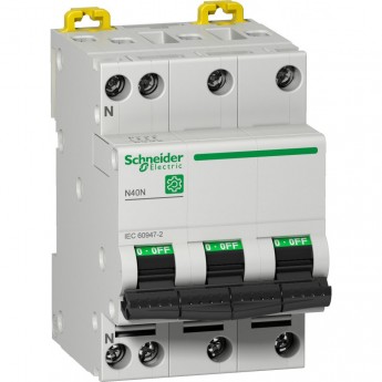 Автоматический выключатель SCHNEIDER ELECTRIC MULTI 9 N40N 3П+Н 10kA 16А С