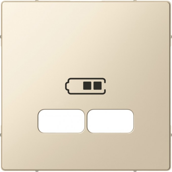 Центральная накладка SCHNEIDER ELECTRIC MERTEN для USB механизма 2,1А, БЕЖЕВЫЙ, SM MTN4367-0344