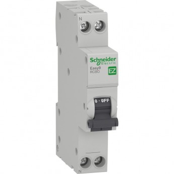 Дифференциальный автоматический выключатель SCHNEIDER ELECTRIC EASY 9 1П+Н 25A 30MA 4,5кА C АС, 18 мм