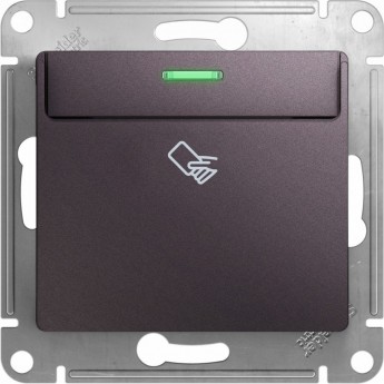 Карточный выключатель SCHNEIDER ELECTRIC GLOSSA,10AX, механизм, СИРЕНЕВЫЙ ТУМАН