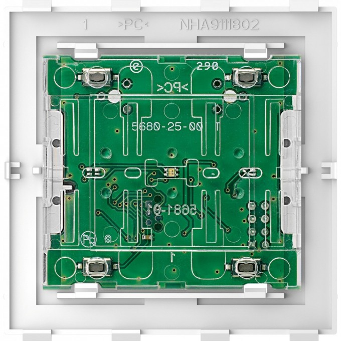 Кнопочный модуль SCHNEIDER ELECTRIC MERTEN D-LIFE PLUSLINK Wiser BLE, 1-клавишный MTN5113-6000