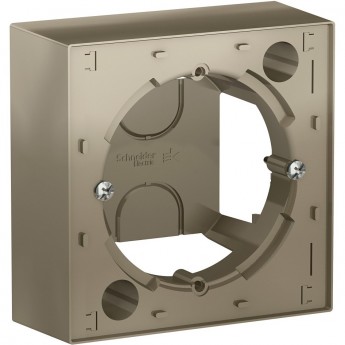 Коробка для наружного монтажа ATLASDESIGN, ШАМПАНЬ