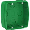 Коробка монтажная SCHNEIDER ELECTRIC BLANCA для силовых розеток, зеленая BLNMK000001