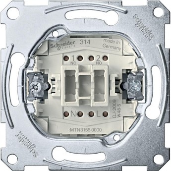 Механизм SCHNEIDER ELECTRIC MERTEN 1-полюсного кноп. переключат. с зажимом нейтрали сх.6,10AХ , QF