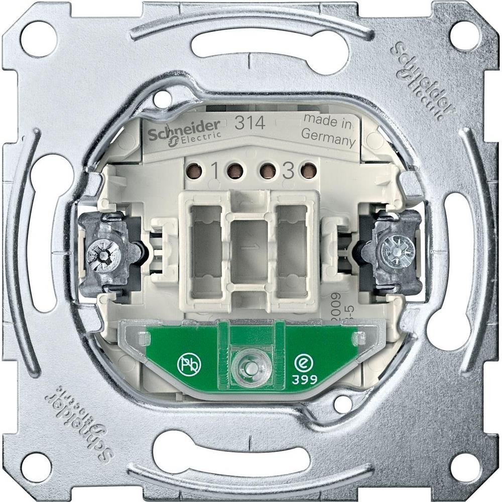 SCHNEIDER ELECTRIC MERTEN 2-полюсного 1-клавишного выключателя с индикацией  16AX, QF MTN3602-0000. Купить Механизм на Официальном Сайте SCHNEIDER в  России.