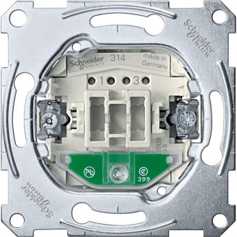 Механизм SCHNEIDER ELECTRIC MERTEN 2-полюсного 1-клавишного выключателя с индикацией 16AX, QF
