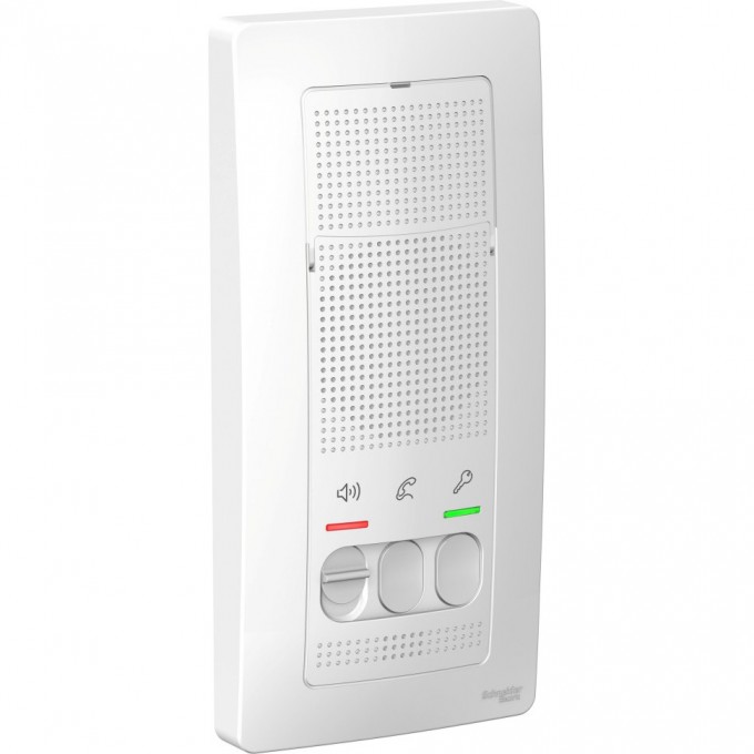 Переговорное устройство (домофон) SCHNEIDER ELECTRIC BLANCA, с настенным монтажом, 4,5В, белый BLNDA000011