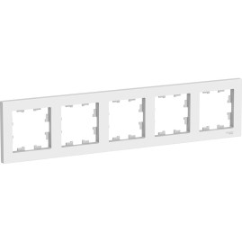 Рамка 5-постовая SCHNEIDER ELECTRIC ATLASDESIGN белый