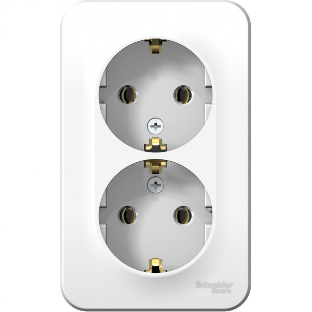 SCHNEIDER ELECTRIC BLANCA с заземлением, без шторок, с изолирующей ...