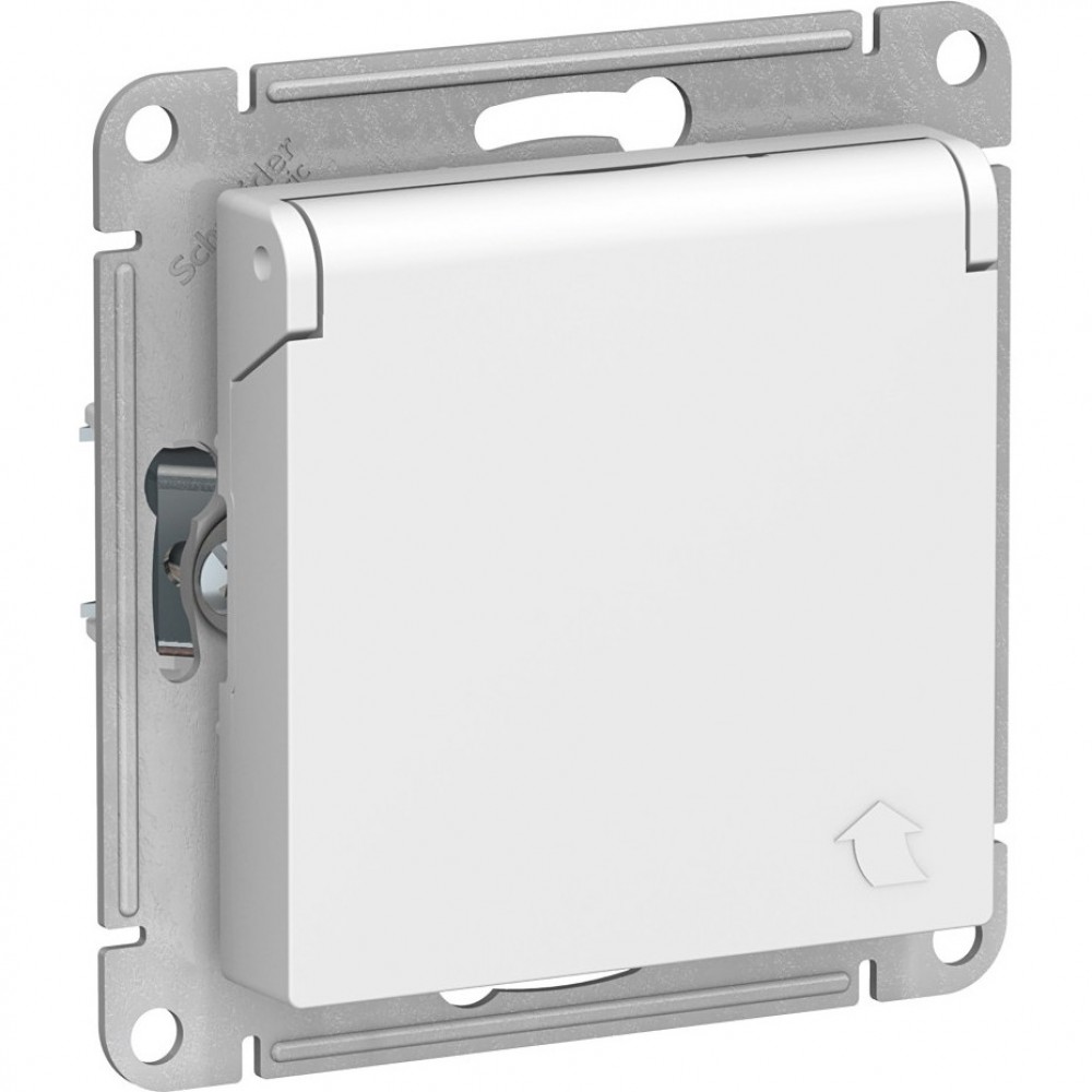 SCHNEIDER ELECTRIC ATLASDESIGN с заземлением, со шторками, с крышкой ...