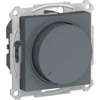 Светорегулятор (диммер) SCHNEIDER ELECTRIC ATLASDESIGN, поворотно-нажимной, LED, RC, 630Вт, механизм, грифель