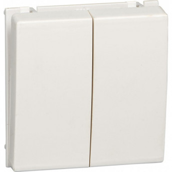 Выключатель SCHNEIDER ELECTRIC W45 С/У 2-клавишный для кабель-канала, белый RAL9010