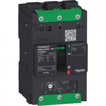 Автоматический выключатель 3P SCHNEIDER ELECTRIC COMPACT NSXm 16kA TM100D Elink