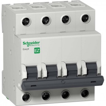 Автоматический выключатель SCHNEIDER ELECTRIC EASY9 4П 16А С 4,5кА 400В =S=