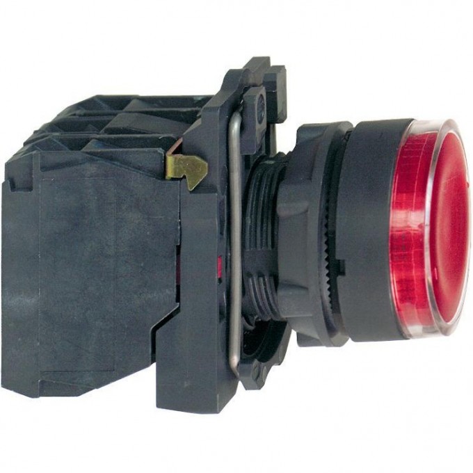 Кнопка 22мм SCHNEIDER ELECTRIC HARMONY XB5 24В красная с подсветкой XB5AW34B5
