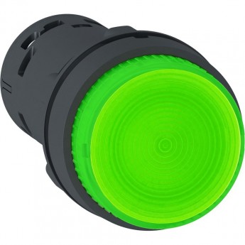 Кнопка 22мм SCHNEIDER ELECTRIC HARMONY XB7 230В зеленая с подсветкой XB7NW33M1