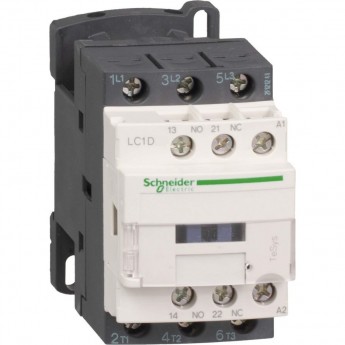 Контактор SCHNEIDER ELECTRIC TESYS D 3Р,18A,НО+НЗ,220V 50/60 ГЦ, зажим под винт,с защитной крышкой