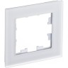 Рамка 1-постовая SCHNEIDER ELECTRIC ATLASDESIGN NATURE, матовое органическое стекло белый ATN330101