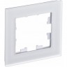 Рамка 1-постовая SCHNEIDER ELECTRIC ATLASDESIGN NATURE, органическое стекло белый ATN320101