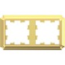 Рамка 2-постовая SCHNEIDER ELECTRIC ATLASDESIGN Antique универсальная, золотой ATN101602