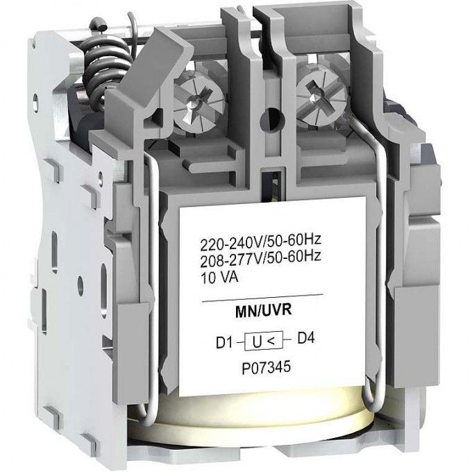 Расцепитель минимального напряжения SCHNEIDER ELECTRIC MN 200/240В 50/60ГЦ LV429407