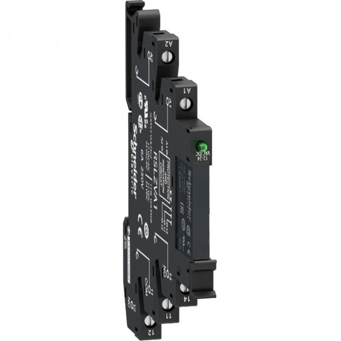 Розетка SCHNEIDER ELECTRIC ZELIO, 230В AC/DC, ДЛЯ RSL1*B4ND RSLZVA4