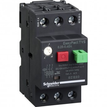 Автоматический выключатель SCHNEIDER ELECTRIC EASYPACT 0,25-0,4A
