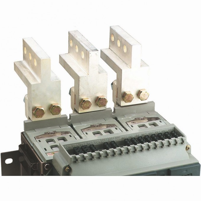 Дополнительные переходники SCHNEIDER ELECTRIC COMPACT с переднего на вертикальное присоединение 3шт 33642