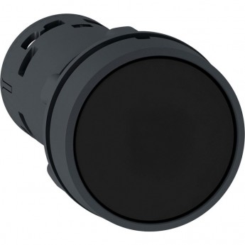Кнопка 22мм SCHNEIDER ELECTRIC HARMONY XB7 черная с фиксацией 1НО