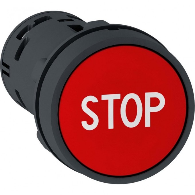 Кнопка 22мм SCHNEIDER ELECTRIC HARMONY XB7 красная 1НЗ с маркировкой STOP XB7NA4234