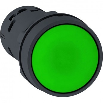 Кнопка 22мм SCHNEIDER ELECTRIC HARMONY XB7 зеленая с фиксацией НО + НЗ