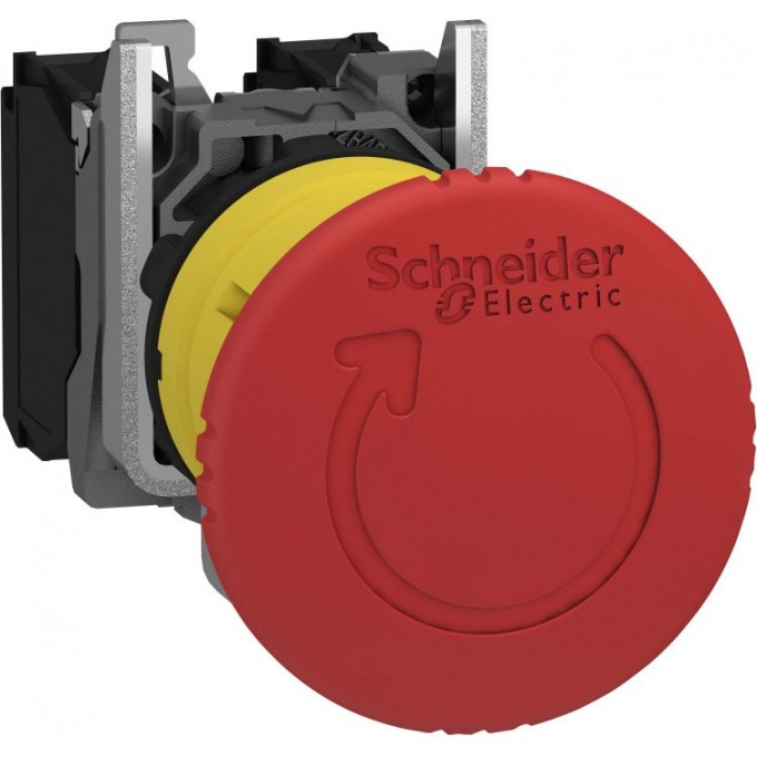 Кнопка аварийной остановки 22мм SCHNEIDER ELECTRIC HARMONY XB5 красная с возвратом XB5AS8445