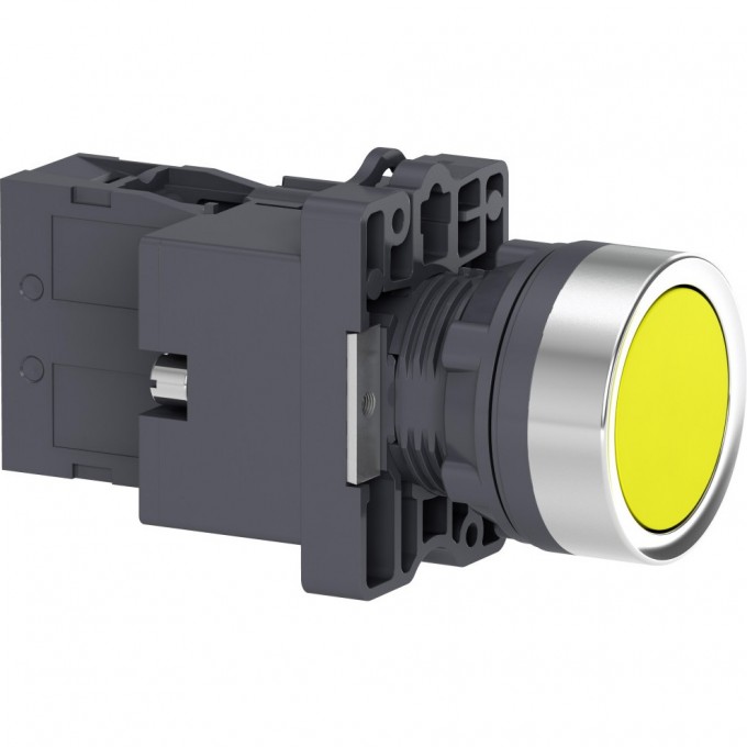 Кнопка SCHNEIDER ELECTRIC HARMONY EASY XA2 с подсветкой, LED, 24В., желтая, 1НO XA2EW35B1